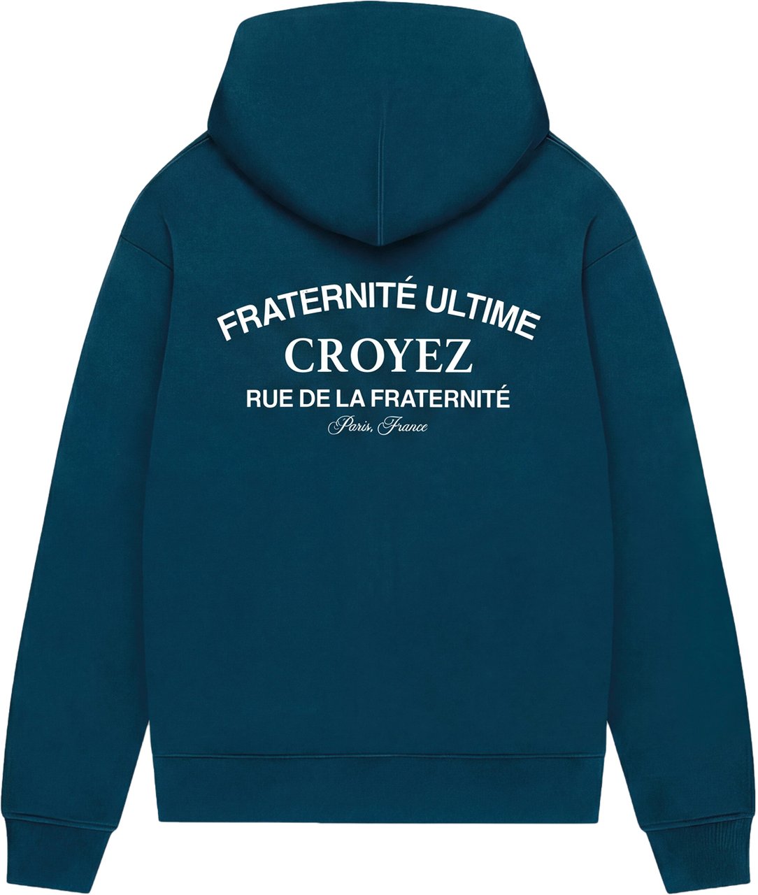 Croyez Croyez Original Fraternite Zip Hoodie Grijs