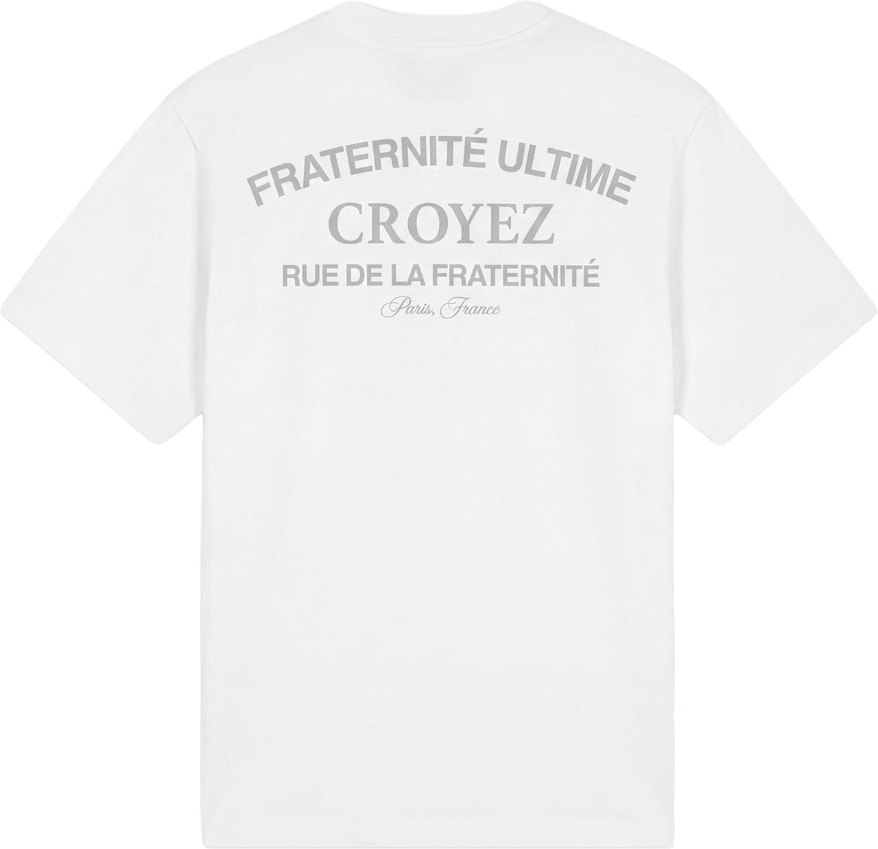 Croyez Croyez Original Fraternite T-Shirt Wit