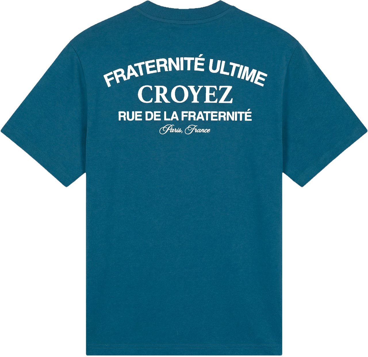 Croyez Croyez Original Fraternite T-Shirt Grijs
