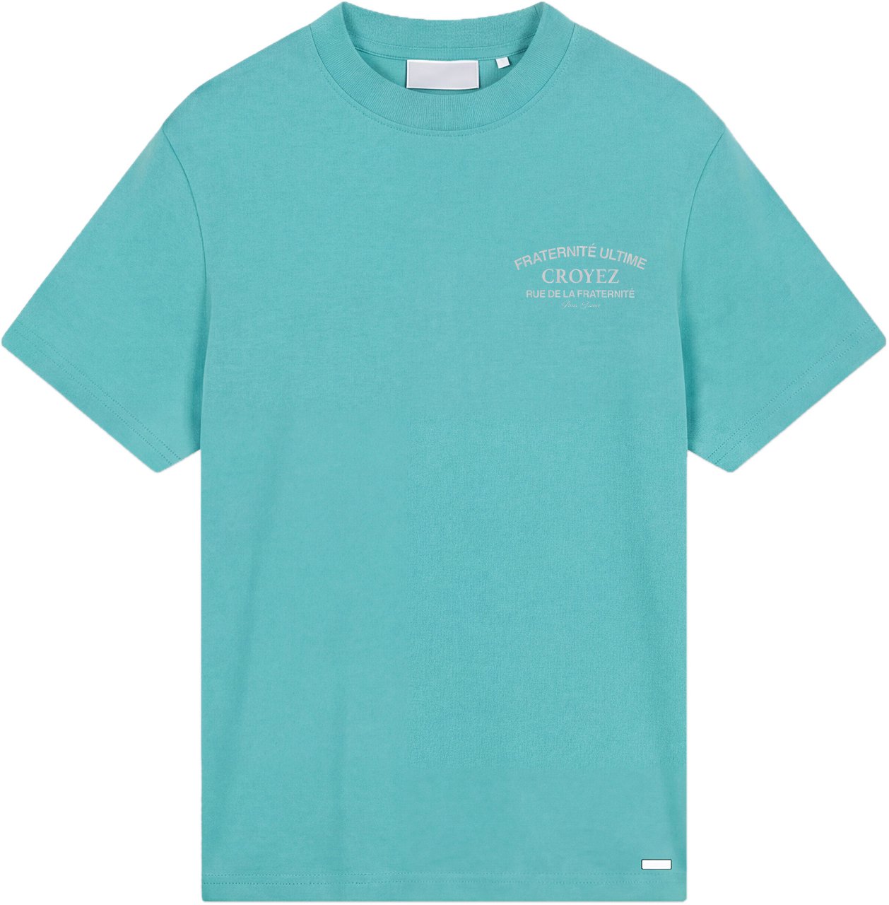 Croyez Croyez Original Fraternite T-Shirt Blauw