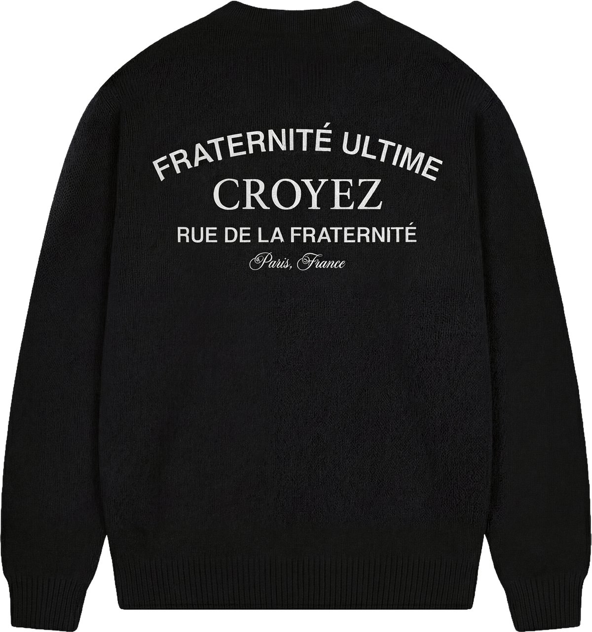 Croyez Croyez Original Fraternite Knit Sweater Zwart