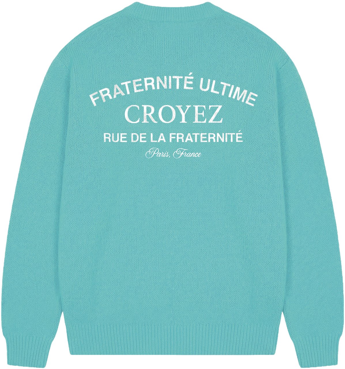 Croyez Croyez Original Fraternite Knit Sweater Blauw