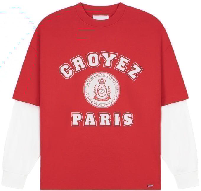 Croyez Croyez Bouclier Longsleeve Rood