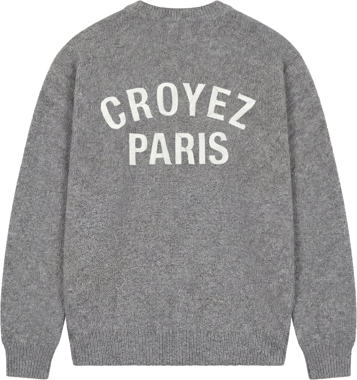 Croyez Croyez Paris Knit Sweater Grijs