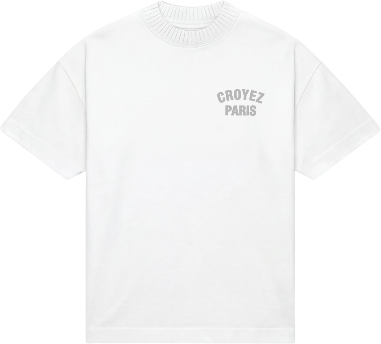 Croyez Paris Knit T-Shirt Wit