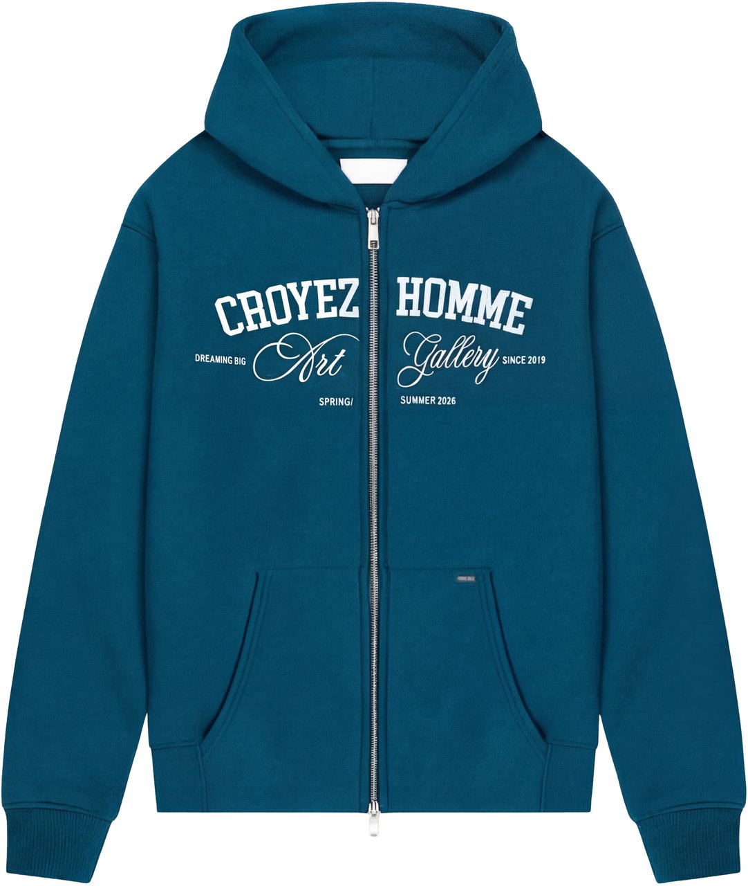 Croyez Croyez Art Gallery Zip Hoodie Grijs