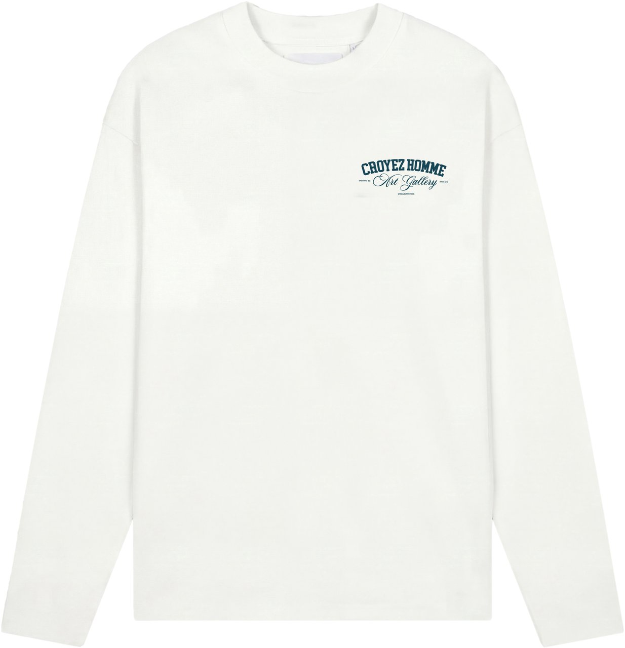 Croyez Croyez Art Gallery Longsleeve Wit