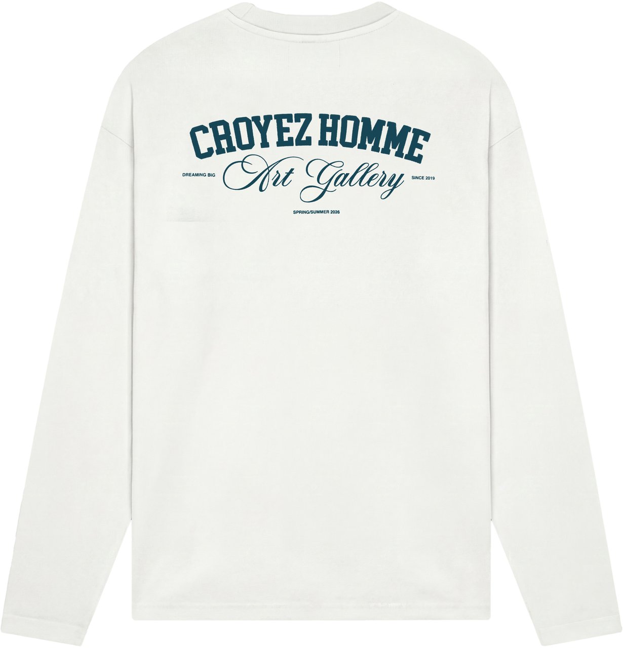 Croyez Croyez Art Gallery Longsleeve Wit