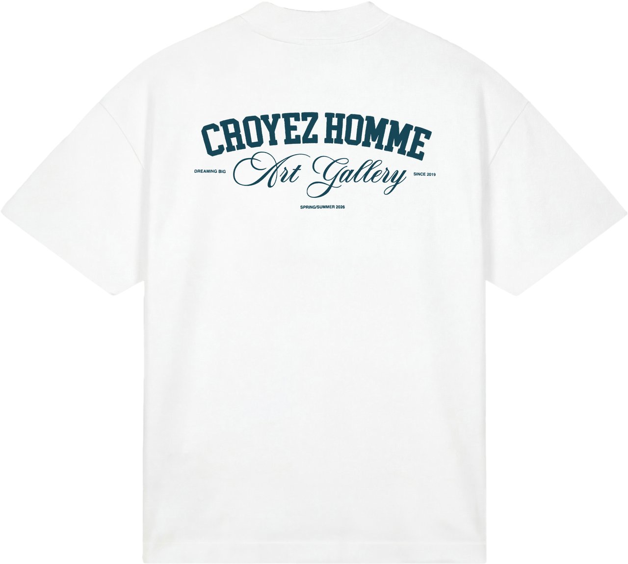 Croyez Croyez Art Gallery T-Shirt Wit