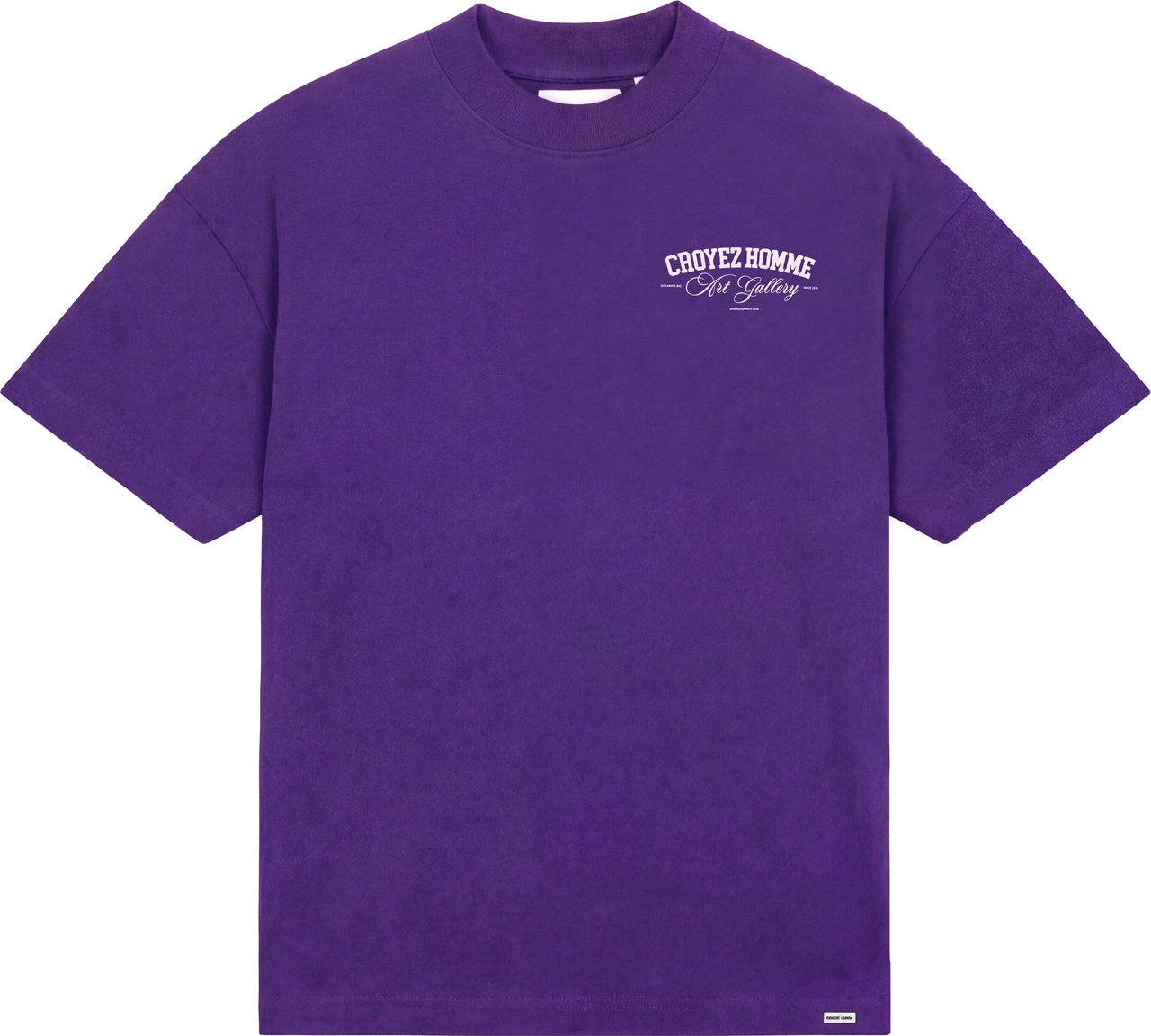 Croyez Croyez Art Gallery T-Shirt Paars