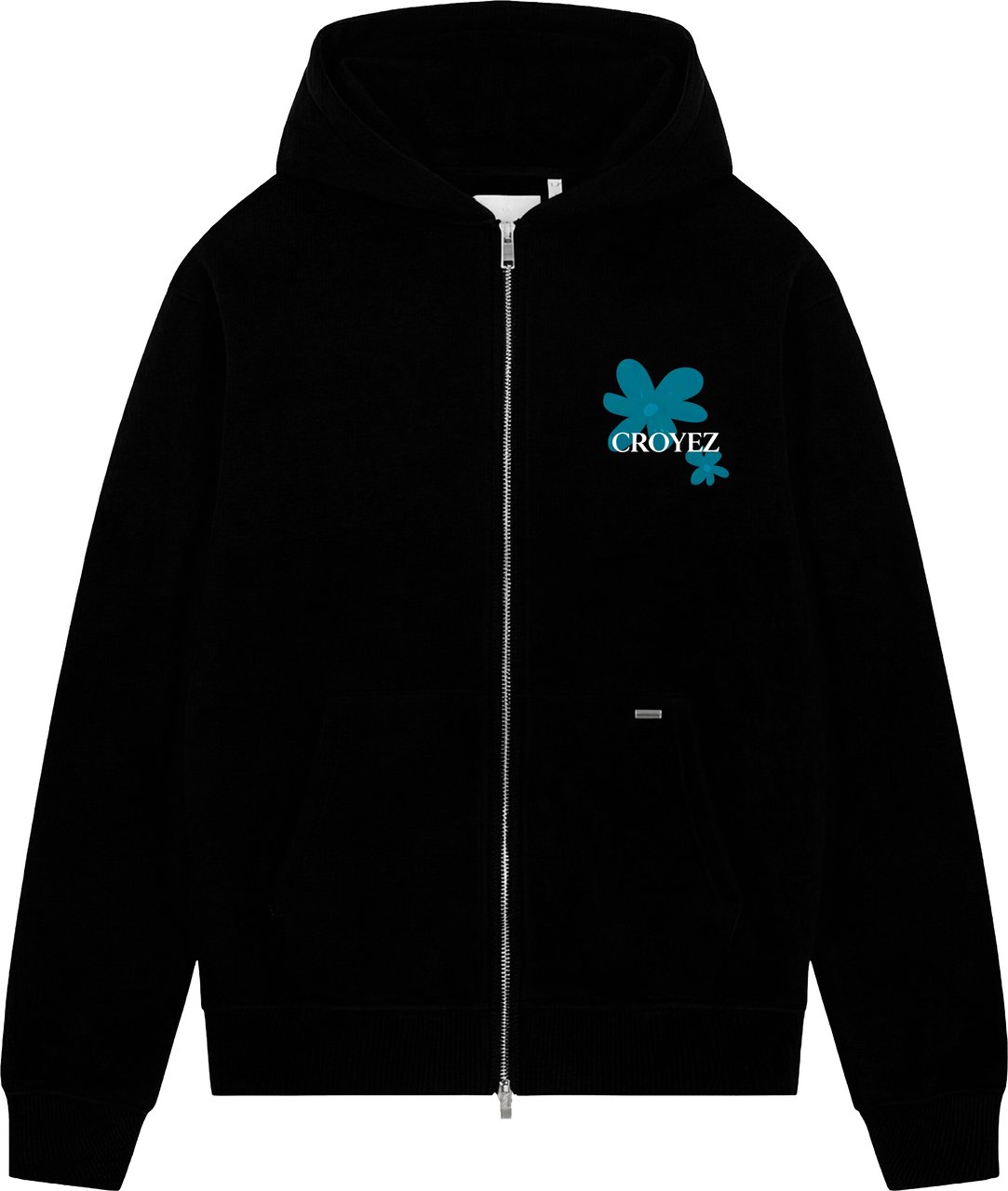 Croyez Croyez Botanique Zip Hoodie Zwart