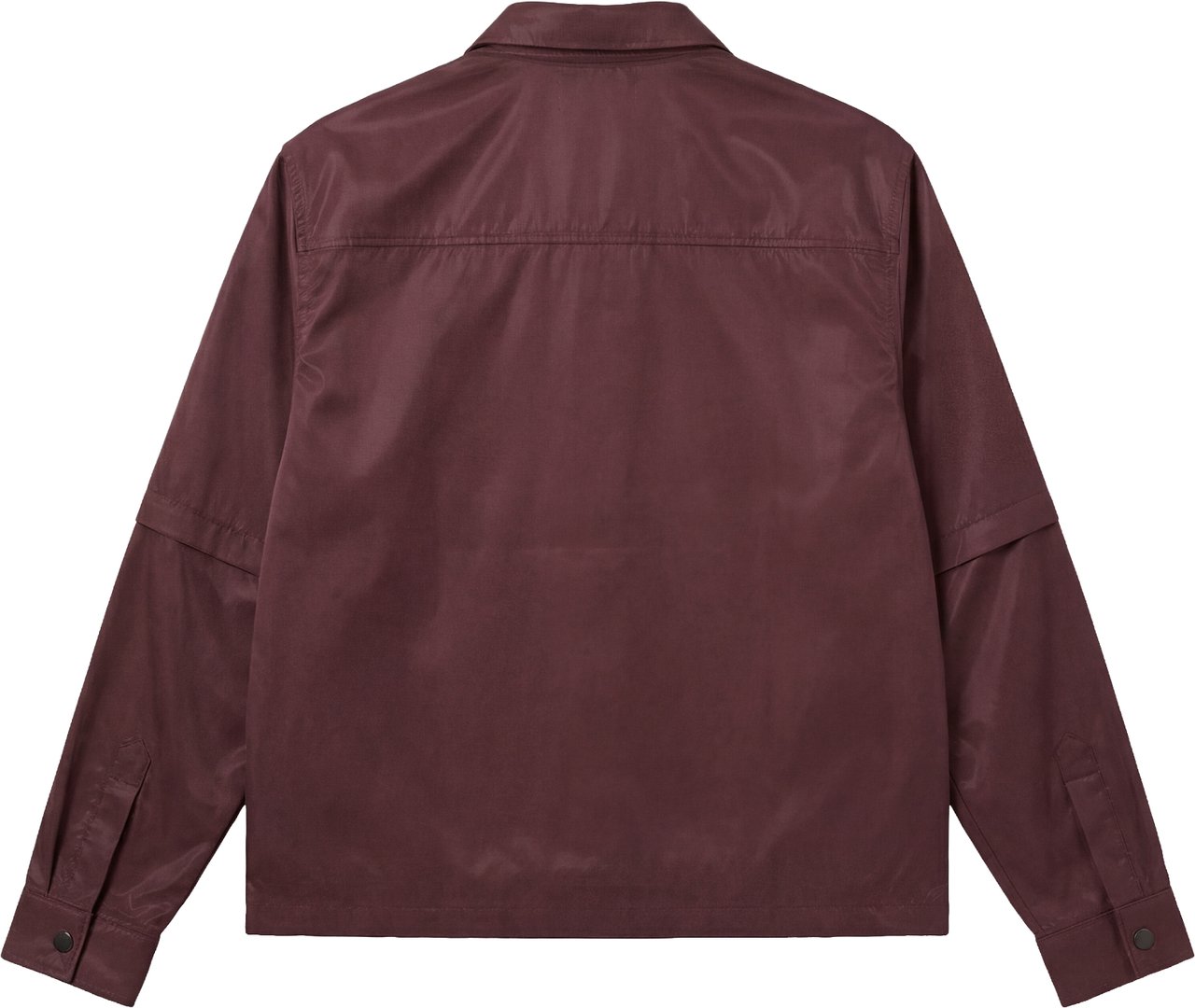 Croyez Croyez Etiquette Nylon Jacket Maroon