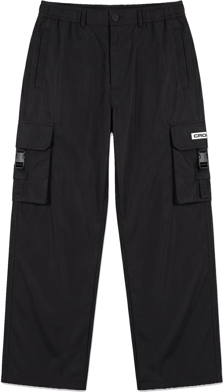 Croyez Croyez Etiquette Nylon Pants Zwart