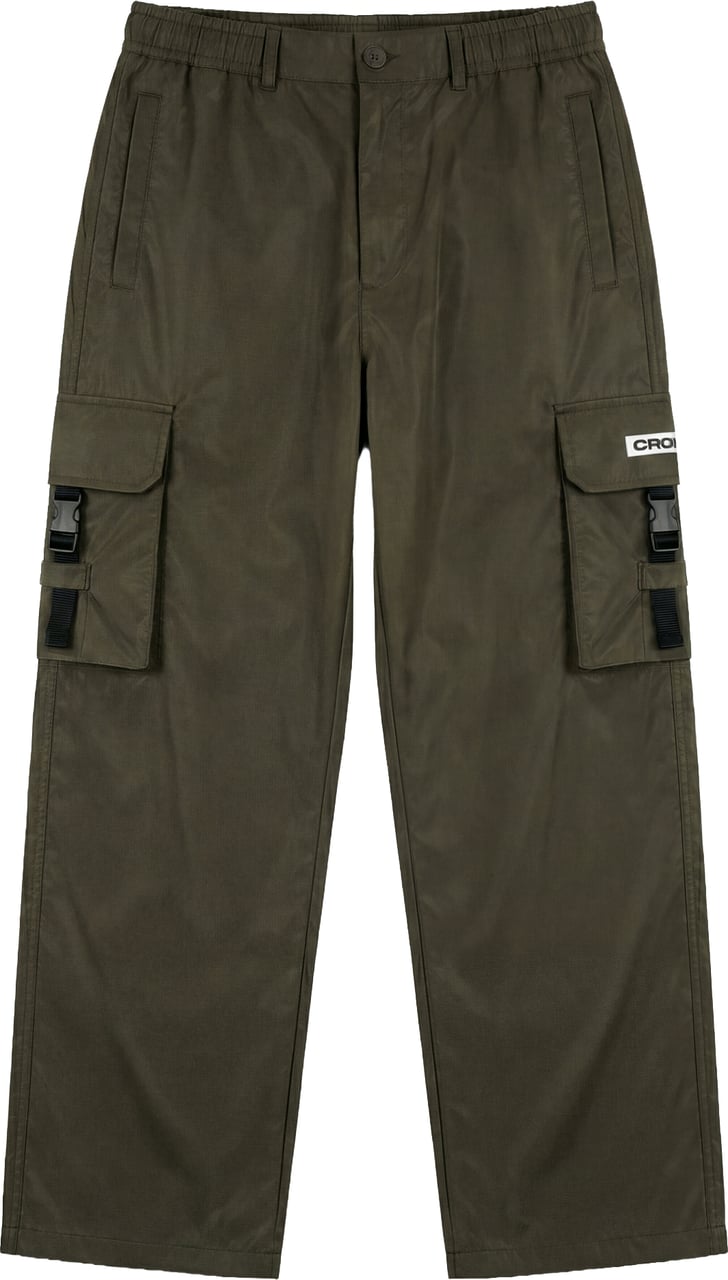 Croyez Croyez Etiquette Nylon Pants Groen