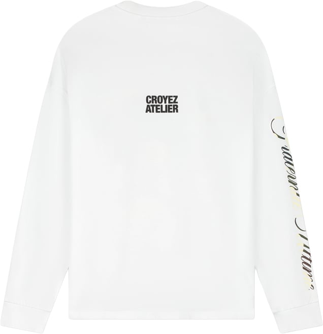 Croyez Croyez Camo Longsleeve Wit
