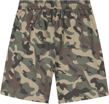 Croyez Relaxed Camo Shorts Groen