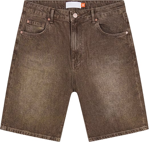 Croyez CD2 Washed Denim Shorts Bruin