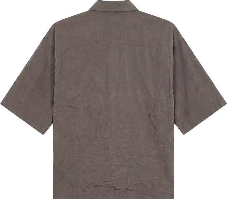 Croyez Crinkle Patch Shirt Bruin