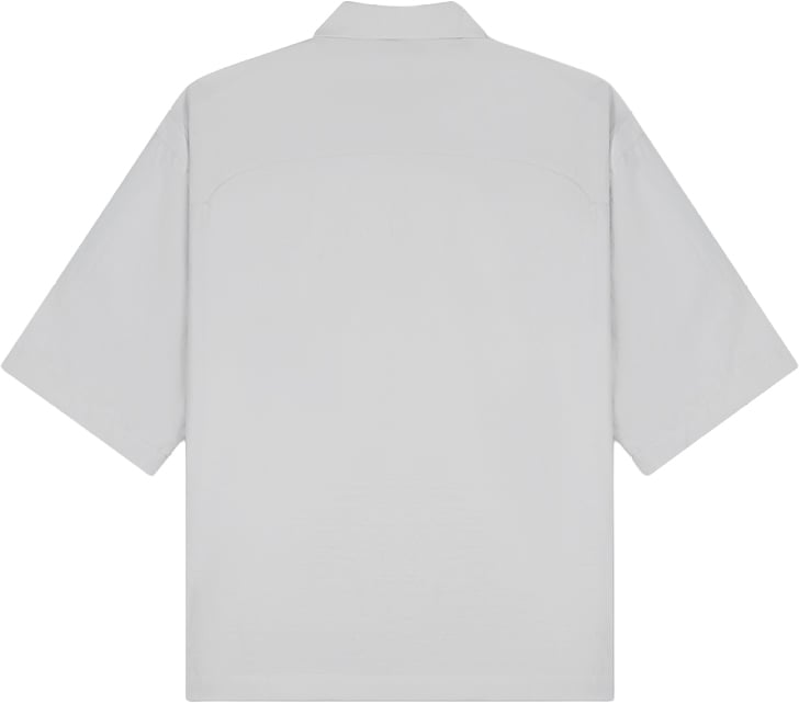 Croyez Crinkle Patch Shirt Grijs