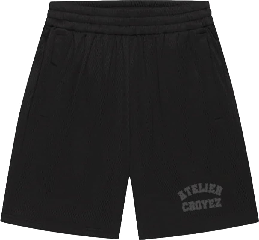 Croyez Mesh Atelier Shorts Zwart