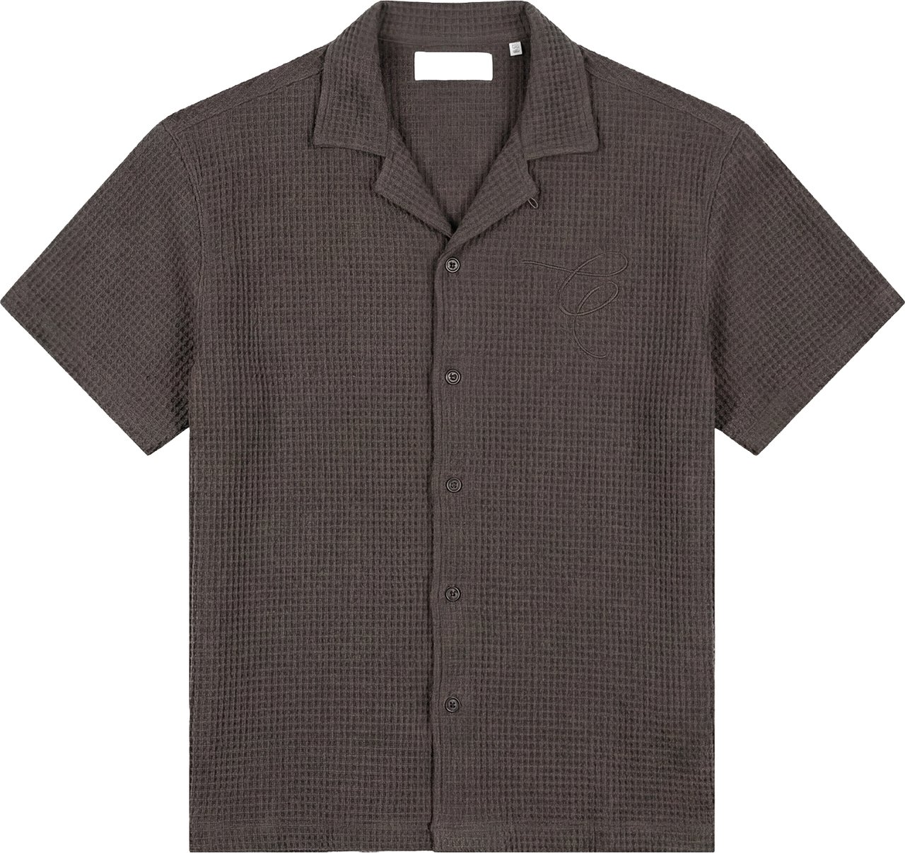 Croyez Initial Waffle Shirt Bruin