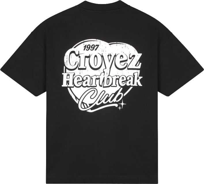 Croyez Heartbreak Club T-Shirt Zwart