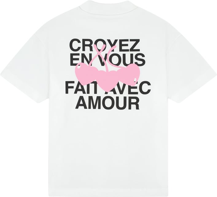 Croyez Amour T-Shirt Wit