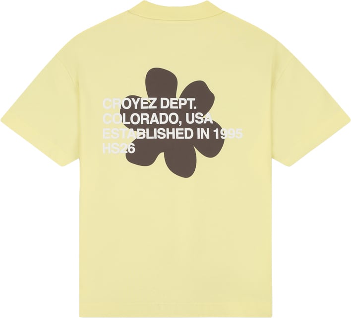 Croyez Silhouette T-Shirt Geel