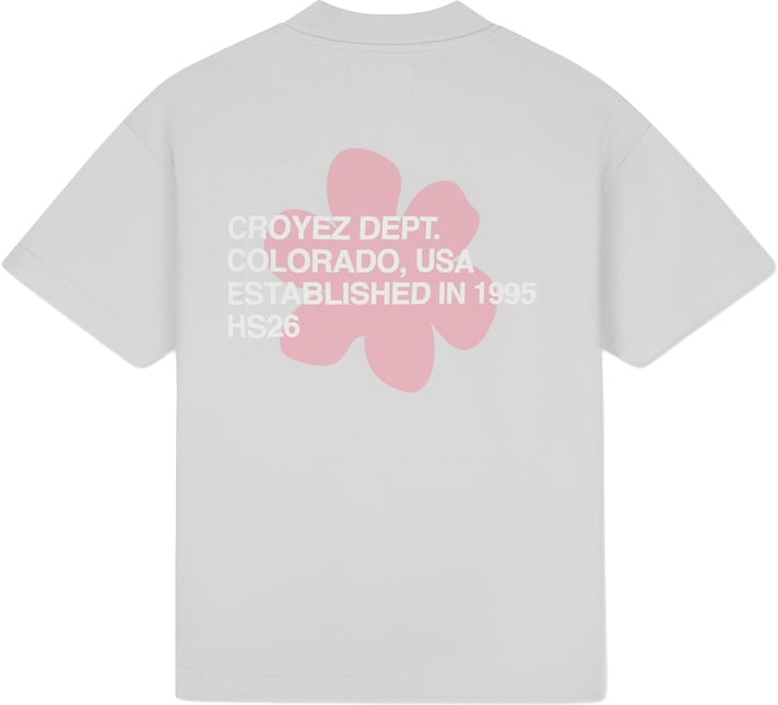 Croyez Croyez Silhouette T-Shirt CRA40026051 Light Grey 41002 Grijs