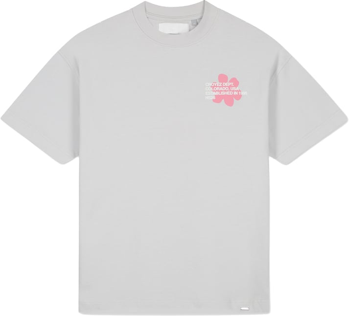 Croyez Croyez Silhouette T-Shirt CRA40026051 Light Grey 41002 Grijs