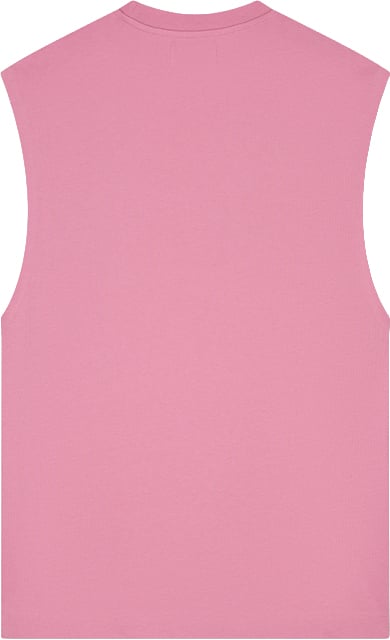 Croyez Cutout Heart Sleeveless T-Shirt Roze