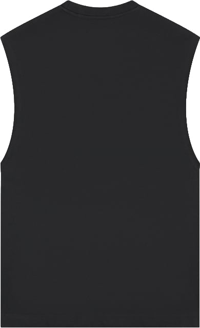 Croyez Croyez Cutout Heart Sleeveless T-Shirt CRA40026053 Black 49001 Zwart