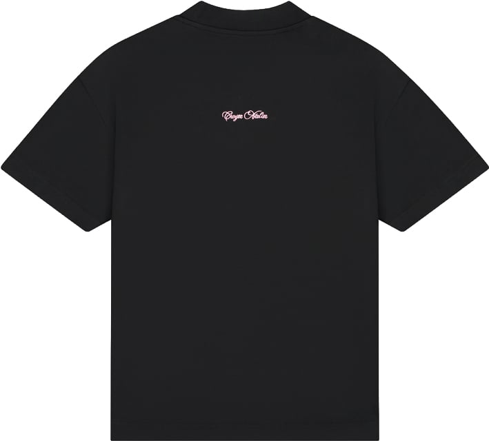Croyez Croyez Contour De La Fleur T-Shirt CRA40026069 Black 49001 Zwart
