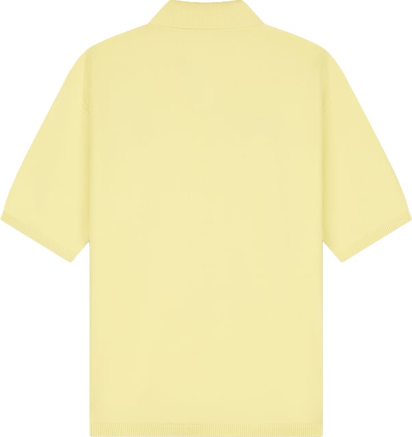 Croyez Croyez Nombre Knit Polo CRA40026077 Butter Yellow 44003 Geel