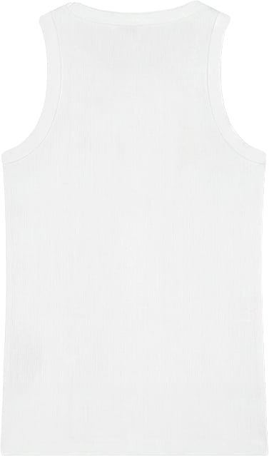 Croyez Croyez Ribbed Tank Top CRA40026081 White 40001 Wit