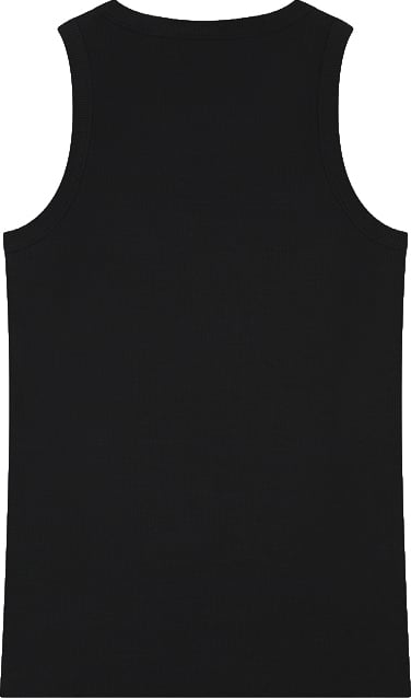 Croyez Ribbed Tank Top Zwart