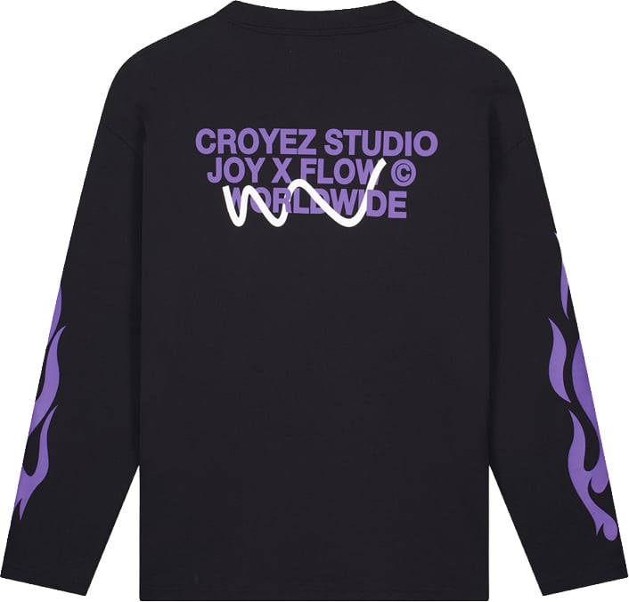 Croyez X Joy X Flow Longsleeve T-Shirt Zwart