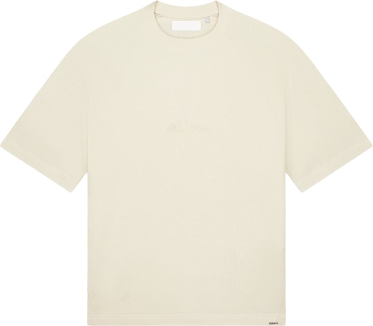 Croyez Waffle Raglan T-Shirt | Forest Green Beige