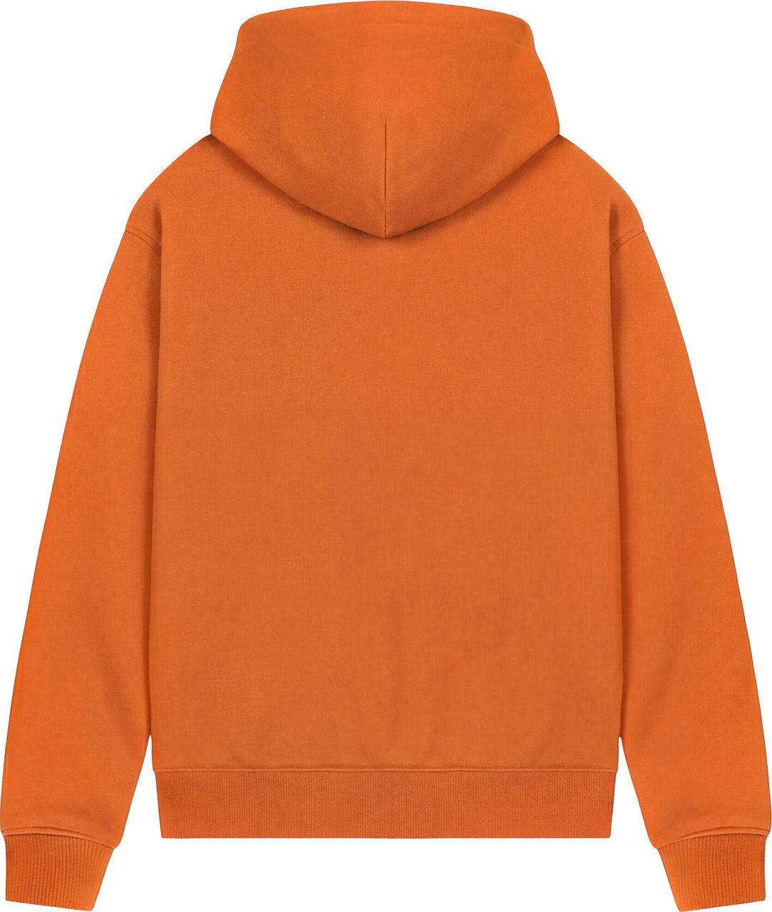 Croyez Croyez Etiquette Zip Hoodie Oranje