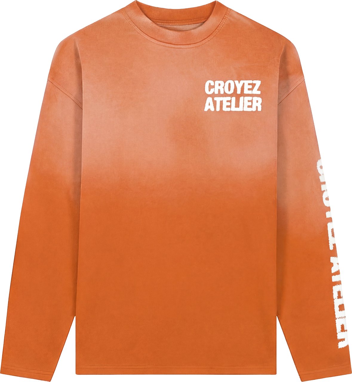 Croyez Croyez Sprayed Atelier Longsleeve Oranje