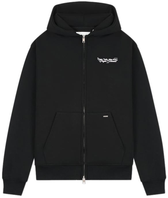 Croyez Croyez Talk And Play Zip Hoodie Zwart