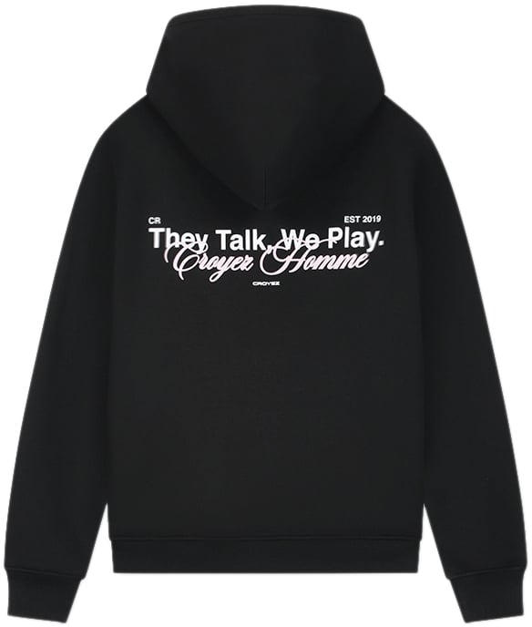 Croyez Croyez Talk And Play Zip Hoodie Zwart
