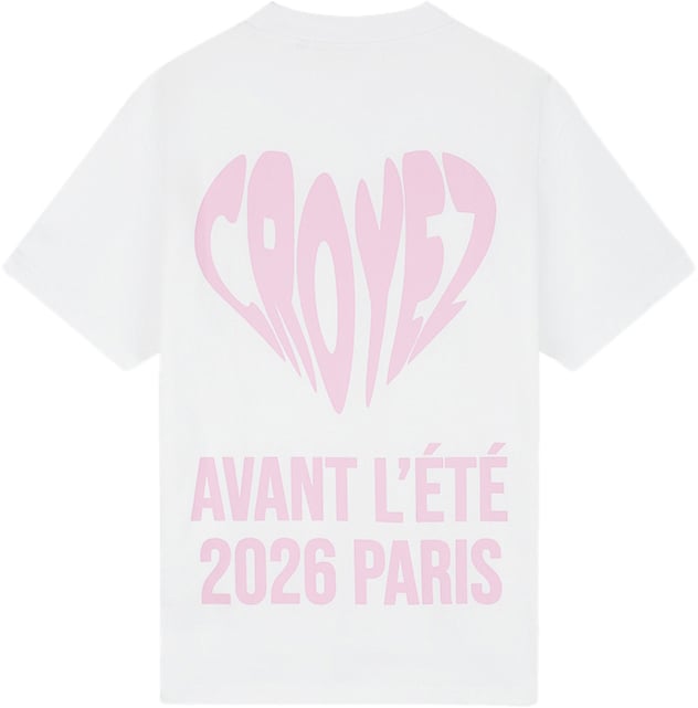 Croyez Croyez Classique T-Shirt Wit