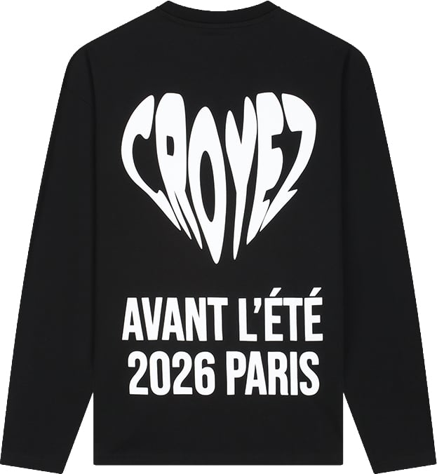 Croyez Croyez Classique Longsleeve Zwart