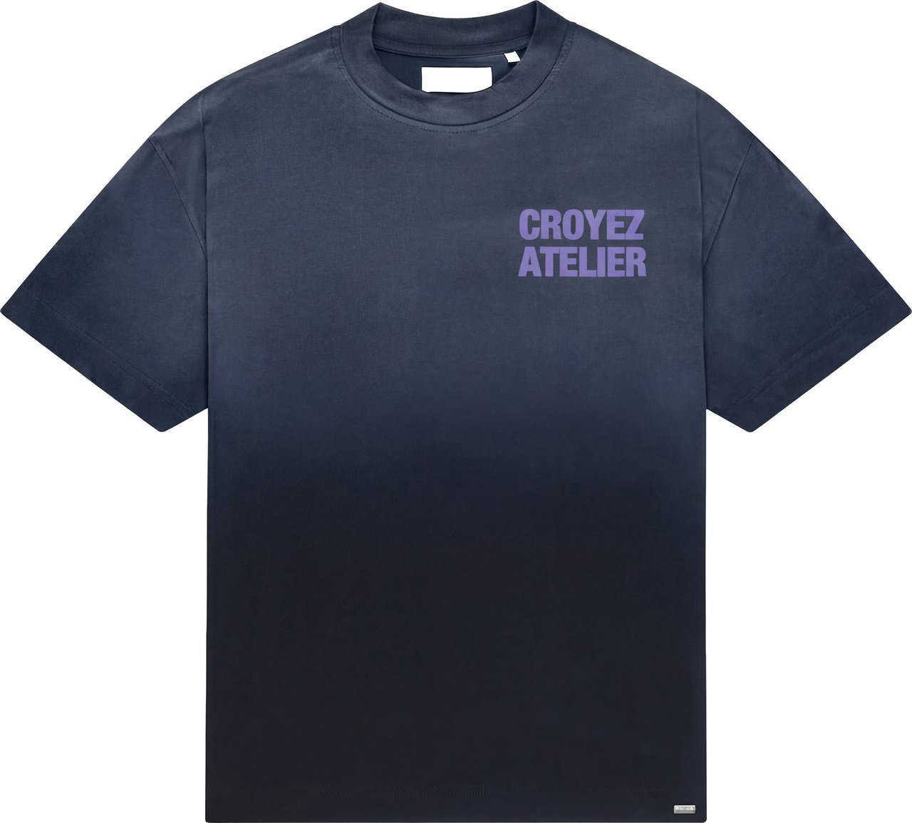Croyez Sprayed Atelier T-Shirt CRB30026011 Black 49001 Zwart
