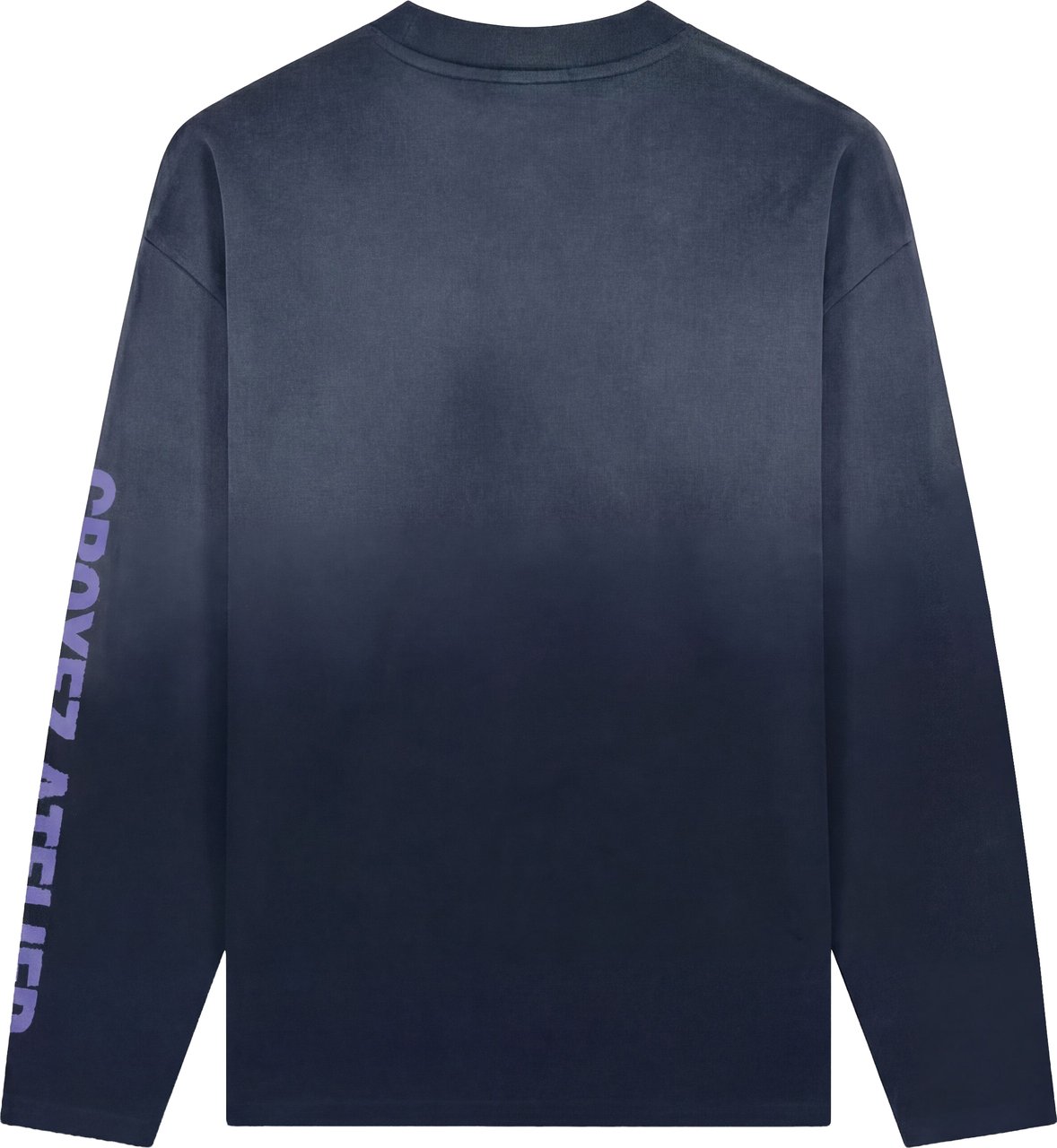 Croyez Sprayed Atelier Longsleeve CRB30026013 Black 49001 Zwart