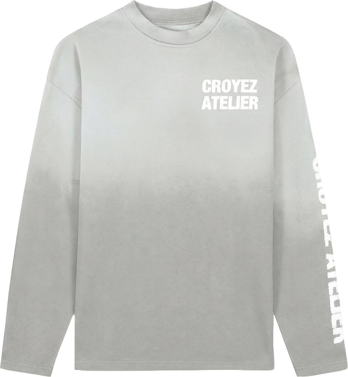 Croyez Croyez Sprayed Atelier Longsleeve Grijs