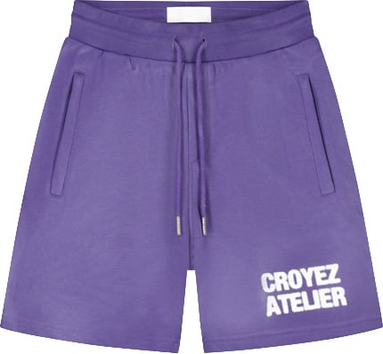 Croyez Croyez Sprayed Atelier Shorts Paars