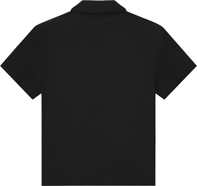 Croyez Plisse Shirt CRB30026029 Black 49001 Zwart