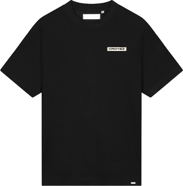 Croyez Plisse T-Shirt Zwart